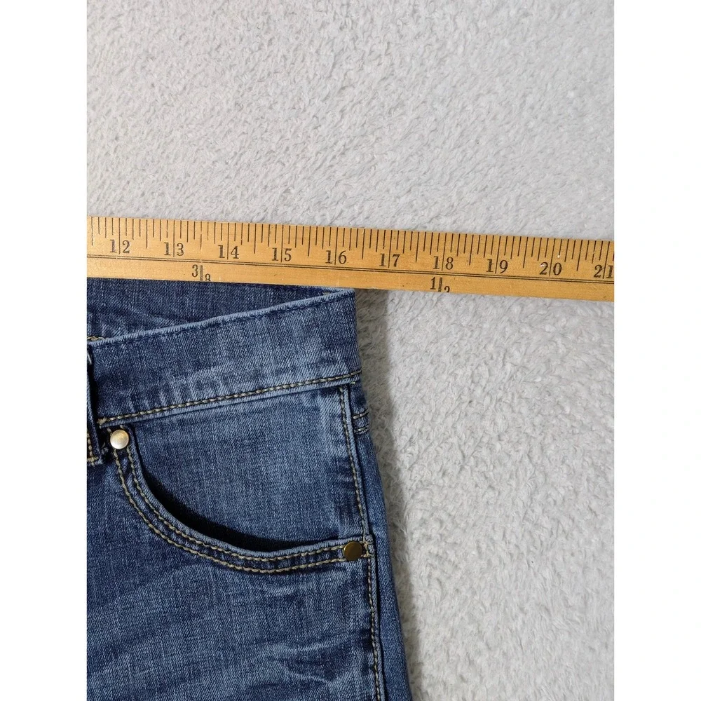 Wrangler Retro Jeans Mens‎ 34x32 Blue Stretch Slim Straight WLT77LY